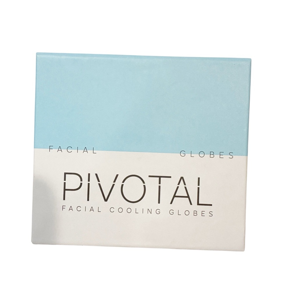 Pivotal Facial Cooling‎ Glass Globes Facial Skin Beauty NEW